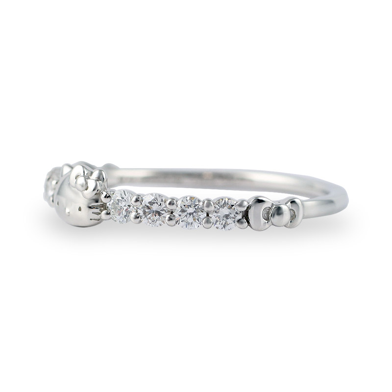 ハローキティ シルバーダイヤモンド リング 指輪 2000年アニバーサリー sanrio（サンリオ） 【LF Concept】ハローキティ プラチナ Pt900