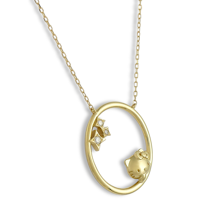 sanrio（サンリオ） 【LF Concept】ハローキティ 18金 オーバル