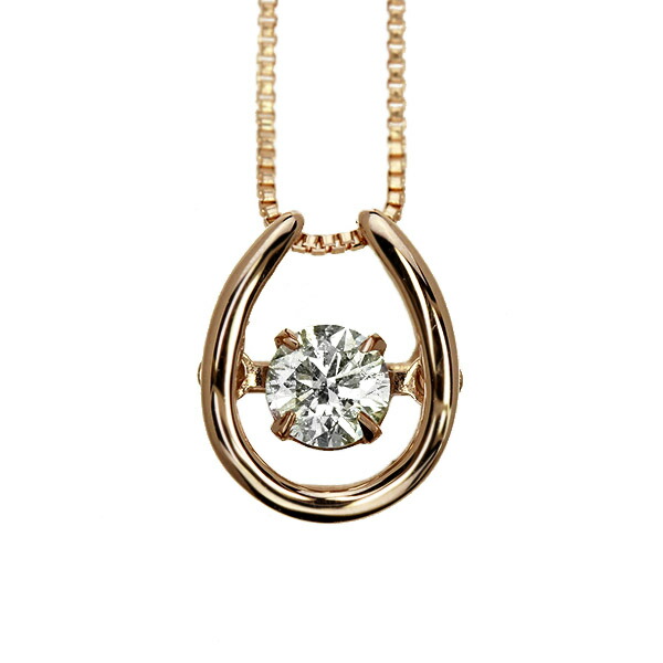 Crossfor NewYork ダンシングストーン ダイヤモンド ネックレス 0.2ct  