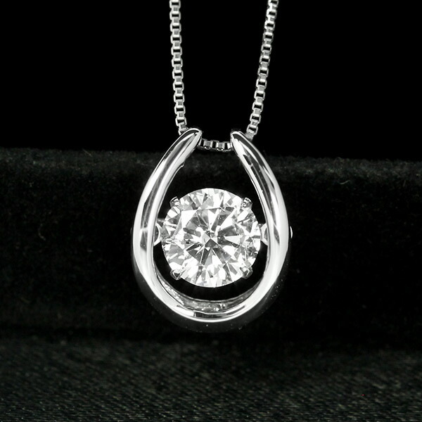 pt900 ダイヤ付き ペンダントトップ 0.20カラット ダンシング pt900 ダイヤ付き ペンダントトップ 0.20カラット ダンシング PT900