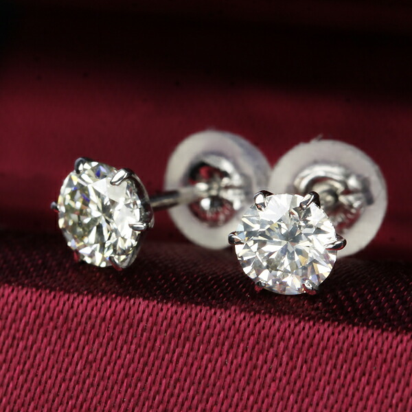 Ptダイヤピアス 楽天市場】Pt900【0.08ct】クロス ダイヤモンド ピアス18金