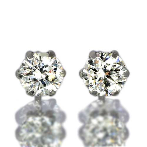 た*そ様 新品　Pt900 ダイヤモンド0.7ct 片耳ピアス　プラチナ　超お買 ダイヤモンド ピアス 一粒 0.7ct プラチナ Pt900 6本爪 0.35×0.35ct
