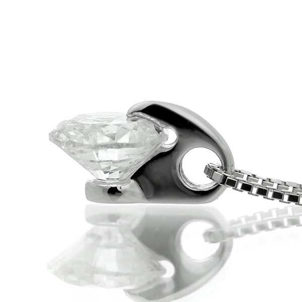 プラチナ　一粒ダイヤモンド　ネックレス 一点留 1カラット ダイヤモンド ネックレス 一粒 1.0ct 一点留 プラチナ