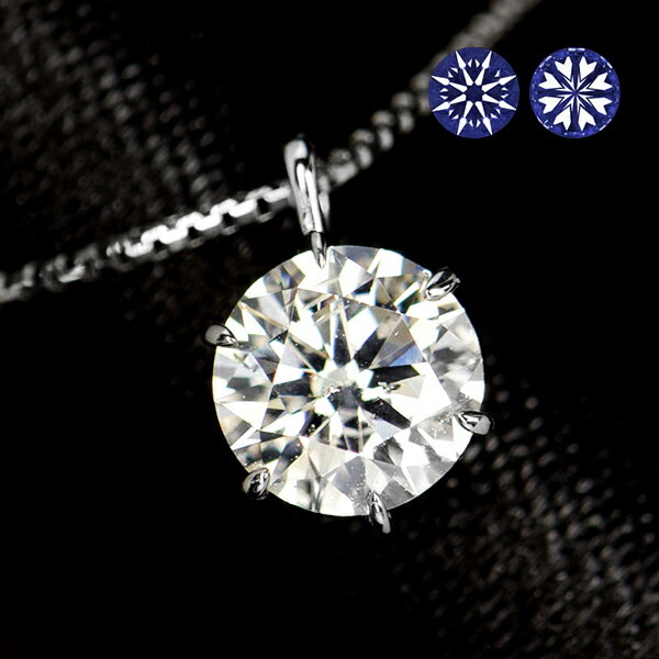 ダイヤモンド ネックレス 一粒 0.4ct 6本爪 プラチナ Pt900