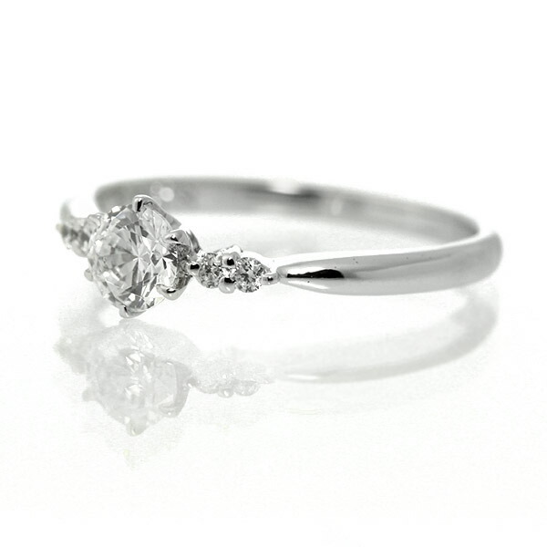 ダイヤモンド リング 0.3ct Pt900 プラチナ ハートアンド