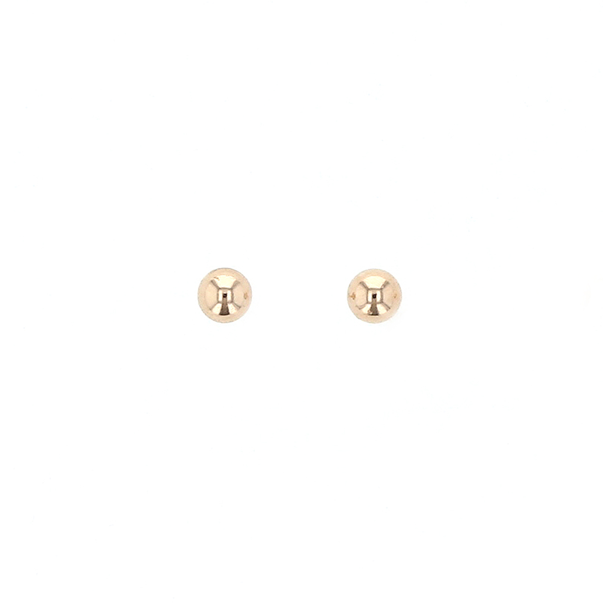 ジュエリーフィガロ ピアス K18 PG/YG 丸玉 ボール レディース 18金 
