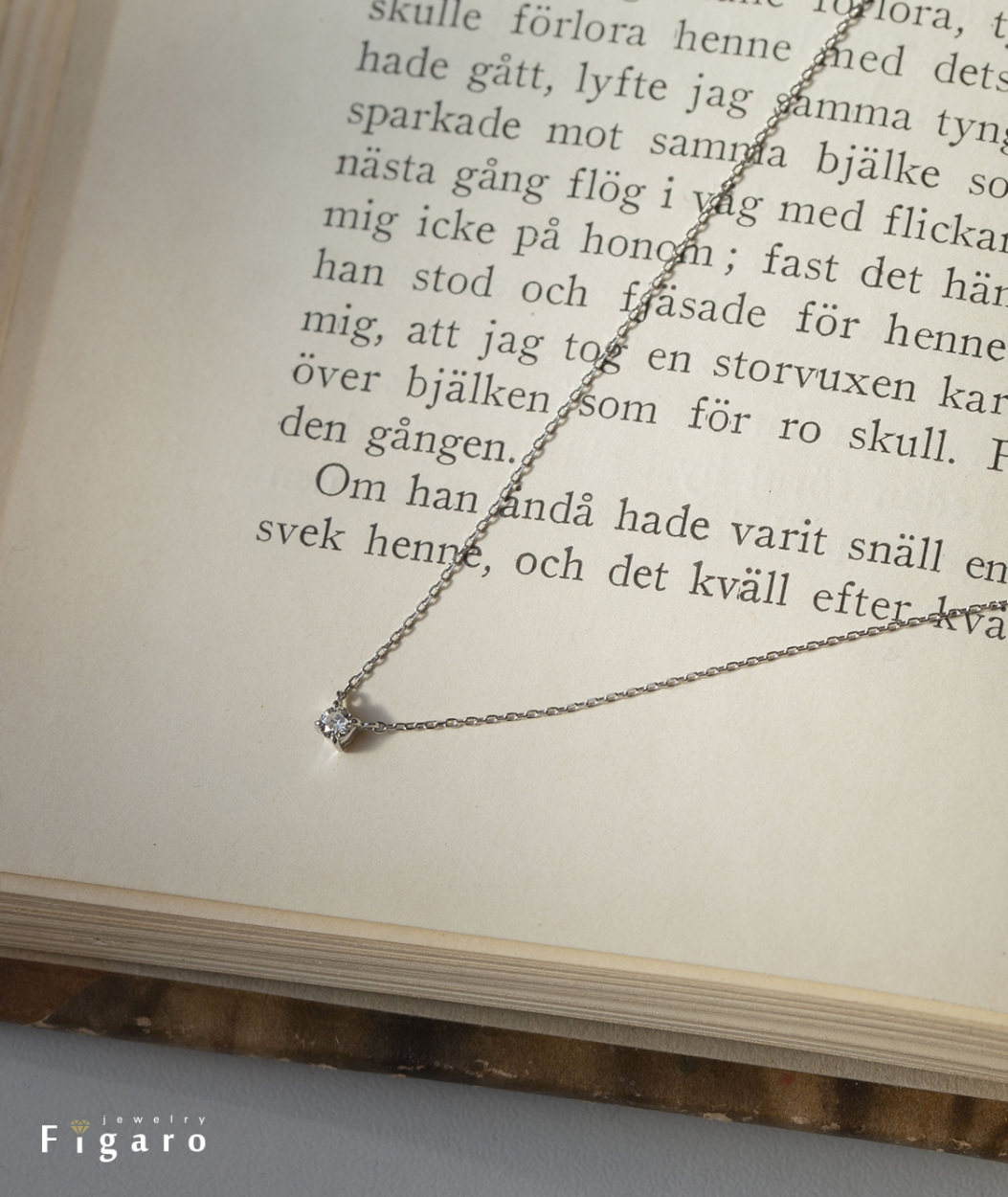 K10一粒ダイヤモンドネックレス