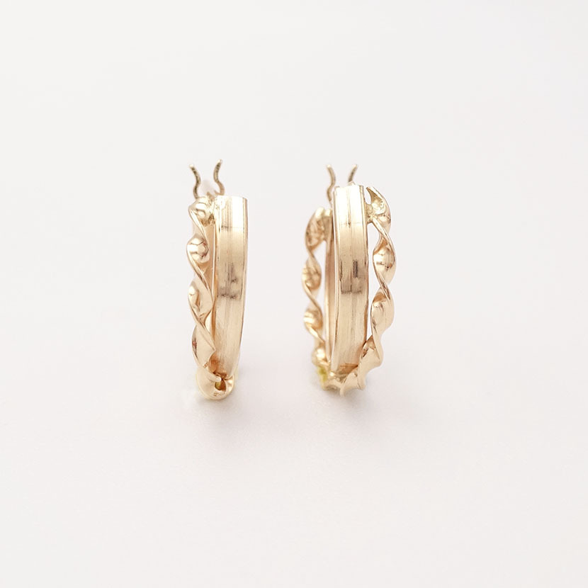 楽天市場】18金 ピアス 18k メンズ レディース フープ イエロー