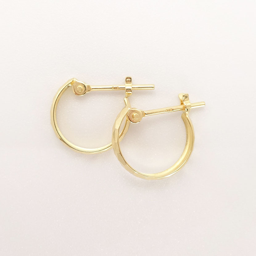 K18 18金 18k フープピアス イエローゴールド 110♡② jewelry-kobo-curoa_p0090