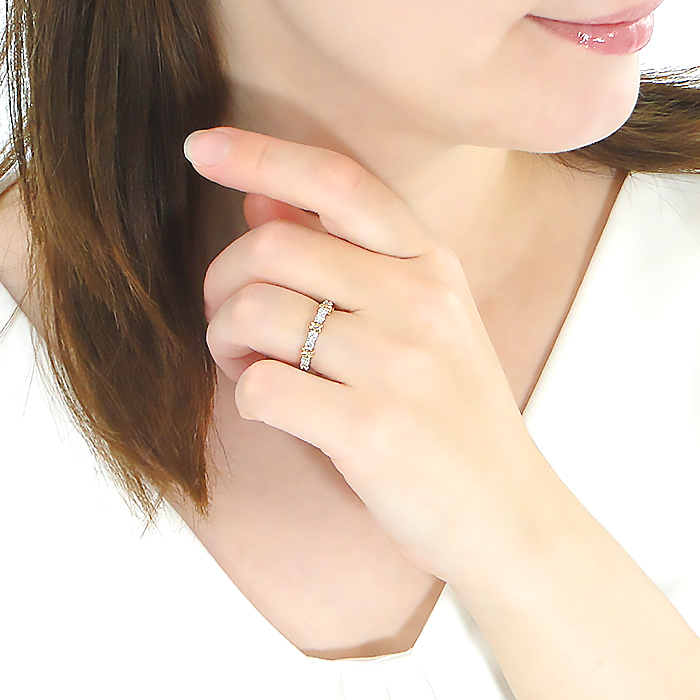 PT900 K18YG 指輪 プラチナ イエローゴールド コンビリング 0.70ct