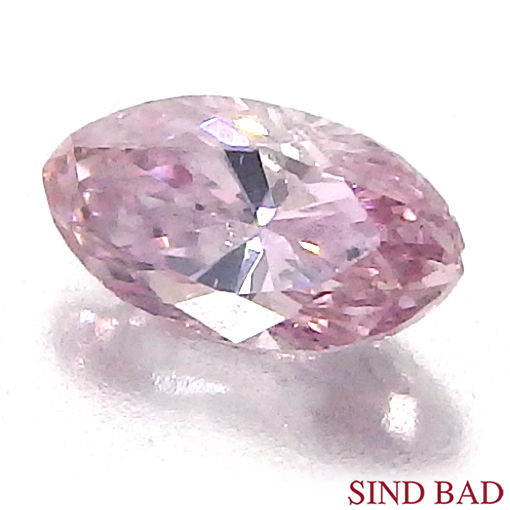 天然ピンク ダイヤモンド 0.038ct ルース ファンシー インテンス パー 