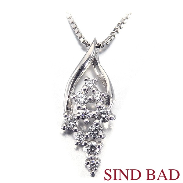 スイートテンダイヤモンド プラチナ ネックレス ペンダント 0.11ct 【スイート10】 :pendanthead-diamond-011