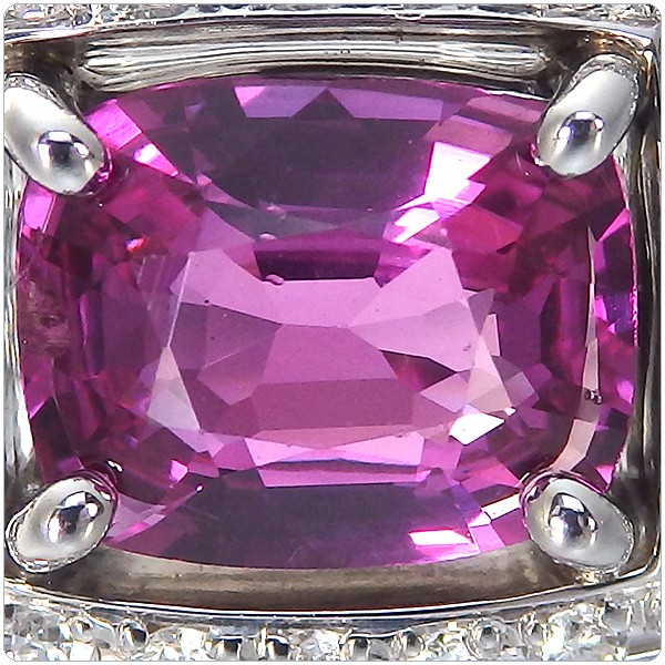 非加熱ルビー 指輪 プラチナ リング 1.321ct 中央宝石研究所鑑別書