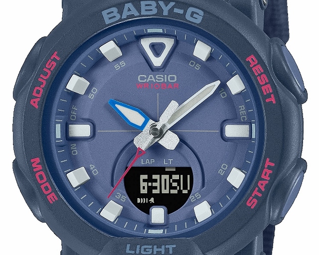 看護師さんにお勧め！ 秒針付きモデル CASIO BABY-G レディース