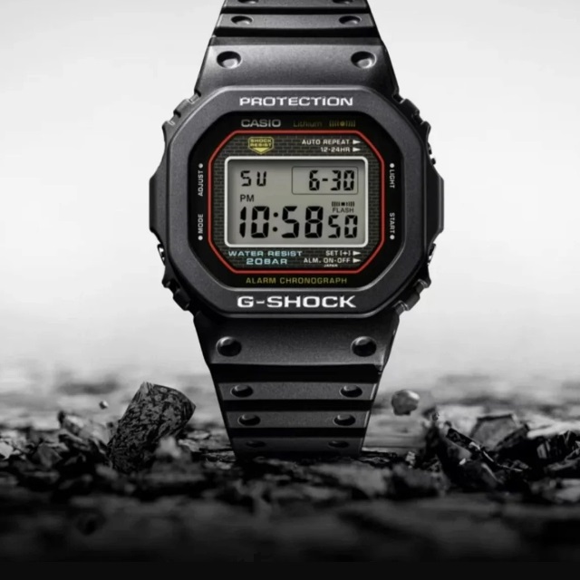 DW-5000R 新品 G-SHOCK [在庫あり] 即納可! DW-5000R-1AJF 新品 カード決済のみ