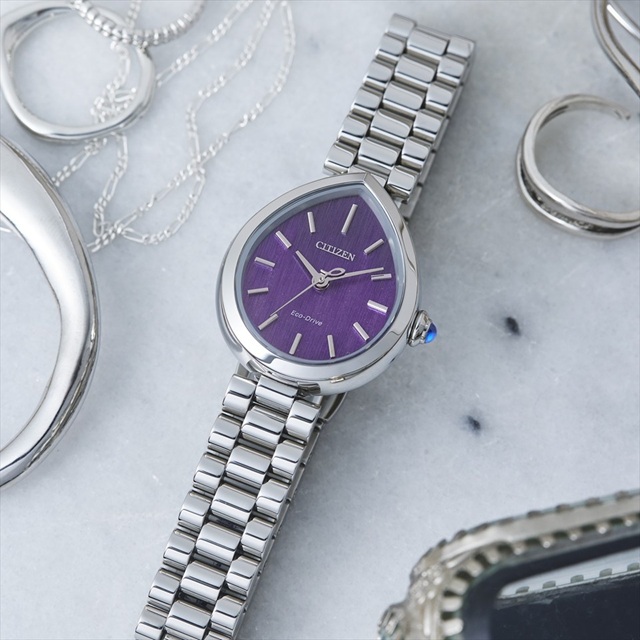 CITIZEN L '26-4 しずく型 正規新品 RAINELL Collection ソーラー 3針