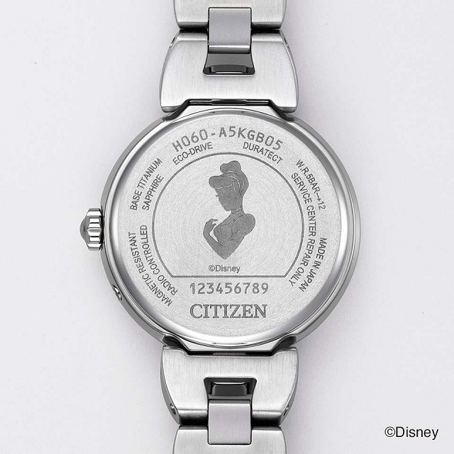【新品】希少品　高級　CITIZEN シチズン エル ディズニー シンデレラ アリエル、ベル、シンデレラデザインの腕時計！シチズン