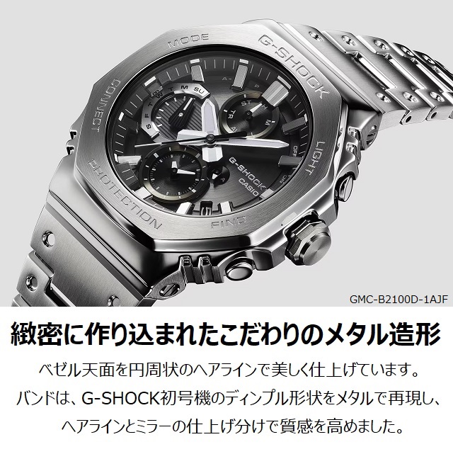 G-SHOCK 正規新品 日本製 CASIO フルメタクロノグラフ オクタゴン タフ