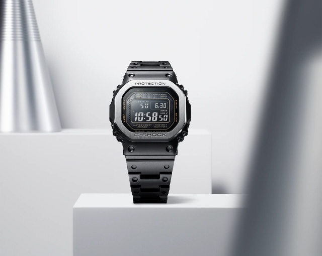 しーたんす　フルメタル 電波ソーラー GMW-B5000MB-1JF G-SHOCK 再入荷! 正規新品 人気の角型デジタル フルメタル スクエア