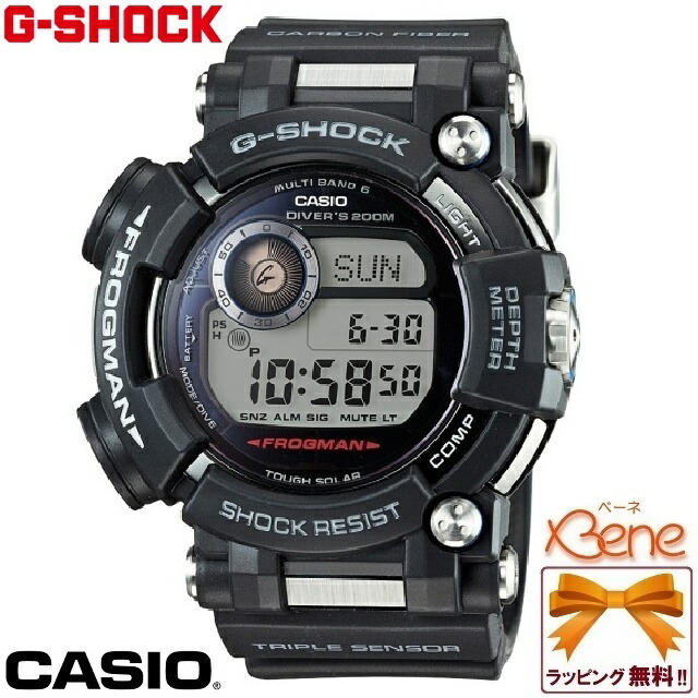 CASIO/カシオ G-SHOCK/ジーショック MASTER OF G/マスターオブＧ FROGMAN/フロッグマン  ISO規格200m潜水用防水性能 水深計 GWF-D1000B-1JF : gwf-d1000b-1jf : Jewelry&Watch Bene -  通販 - Yahoo!ショッピング