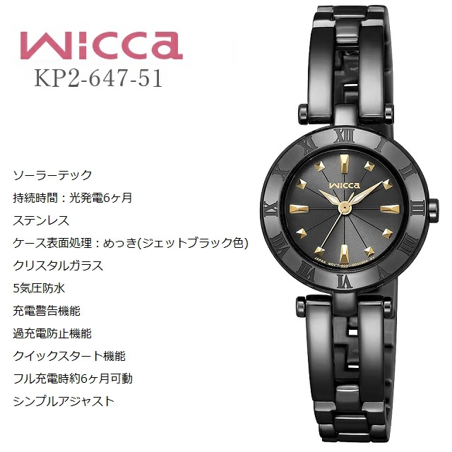 wicca（ウィッカ） '23-11 CITIZEN/シチズン ハーフバングルモデル