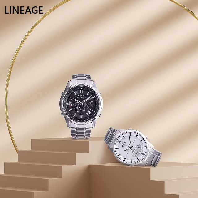 CASIO LINEAGE 電波ソーラー チタン ソーラーコンビネーション（LINEAGE） 新品・正規品 CASIO LINEAGE