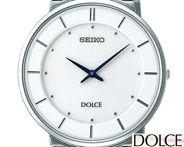 Dolce SEIKO DOLCE メンズクオーツウォッチ 高精度:年差±10秒 薄型