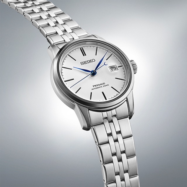 SEIKO セイコー クラフツマンシップ PRESAGE プレサージュ 腕時計 SARX105 ステンレススチール   シルバー 琺瑯白文字盤  自動巻き デイト 6R55-00D0 【本物保証】 PRESAGE 正規新品 日本製 SEIKO クラフツマンシップ '23-10 メカニカル