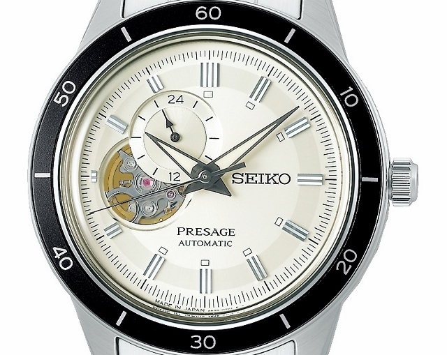 SEIKO automatic 自動巻き オープンハートモデル SEIKO セレクション自動巻きオープンハート