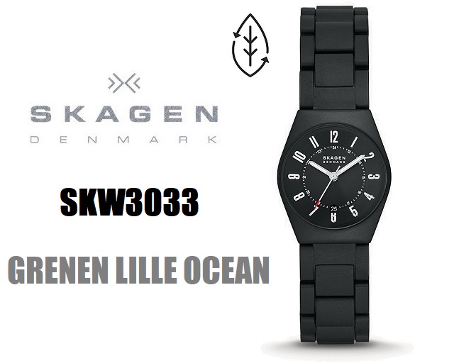 スカーゲン skw3038 SKAGEN スカーゲン(SKAGEN) Grenen Lille 三針日付 シルバートーン