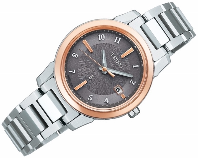 セイコールキア SSQV094 電波ソーラー アイコレクション グレージュ LUKIA '21秋モデル グレージュ コンビ 日本製 SEIKO LUKIA I
