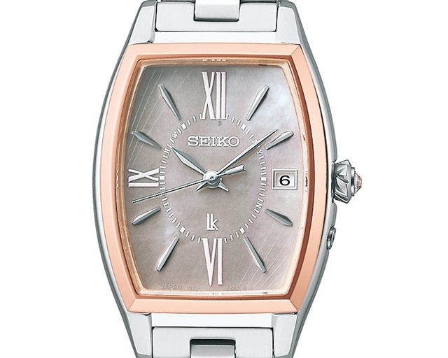 LUKIA '23-2 レディースソーラー電波 SEIKO Grow トノー型 チタン