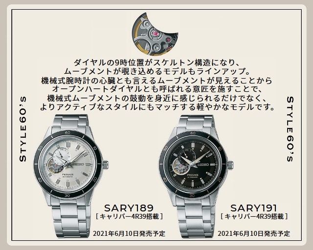 【美品】【整備済】Seiko Presage Style60’s SARY191 PRESAGE セイコー プレザージュ Style60's SARY191 メンズ 腕時計