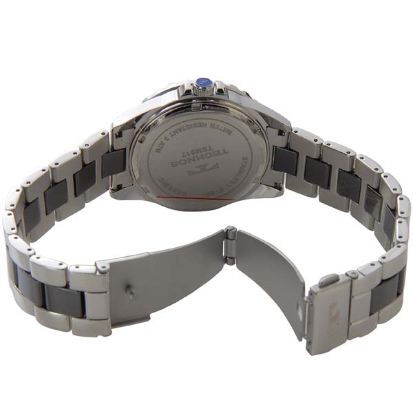 TECHNOS（テクノス） メンズクオーツ アナログ ステンレス セラミック
