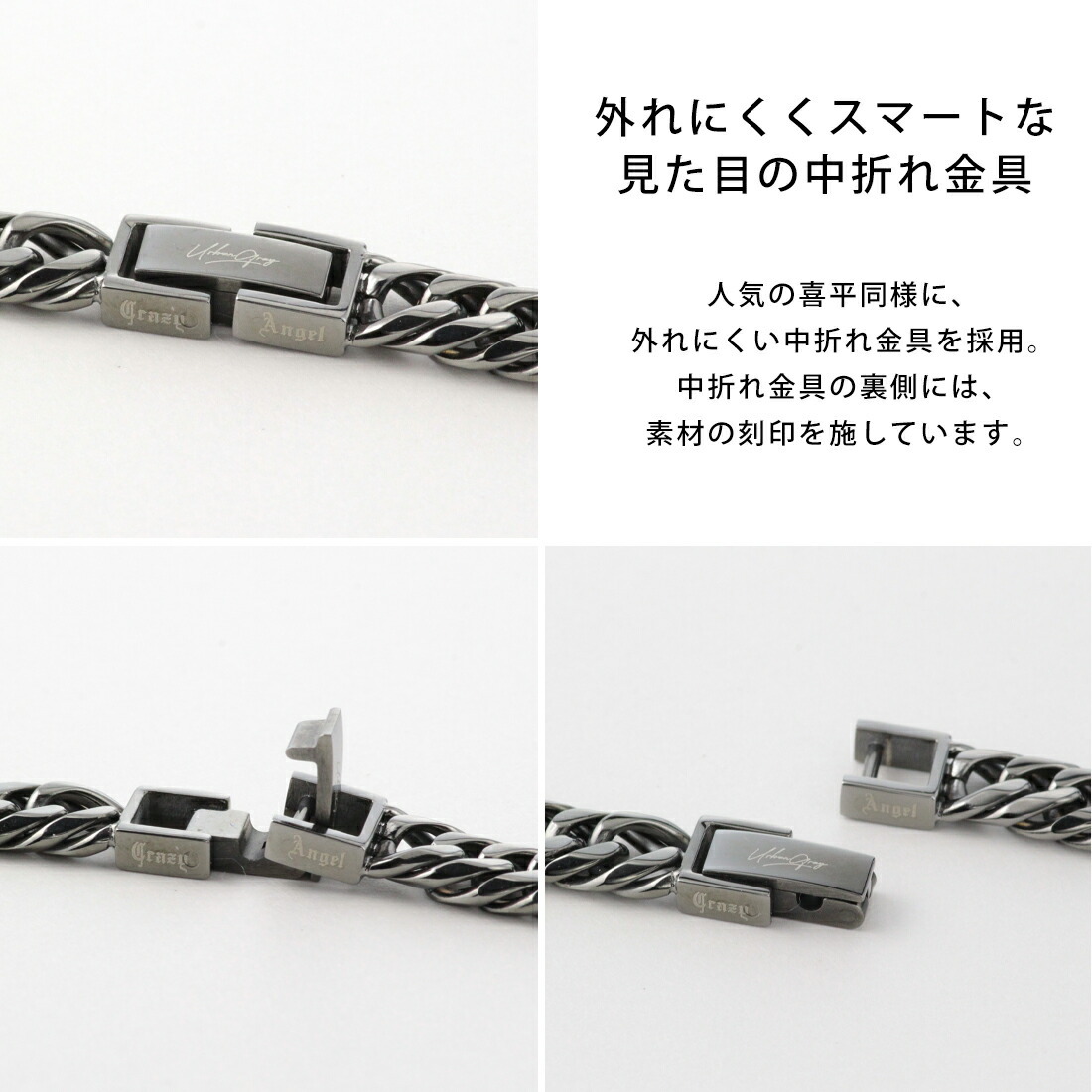 喜平ネックレス 喜平 6面ダブル 50cm ステンレス メンズ ネックレス ...