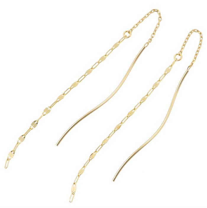 揺れるピアス 10金ピアス アメリカンピアス レディース 揺れる