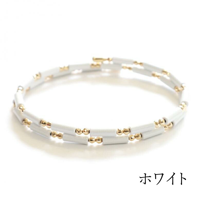 【Lill one STAR リルワンスター】 AiM6 2連バングル スポーツ ブレスレット 形状記憶 K18 活性化鉱水 ユニセックス プレゼント | ブランド登録なし | 01
