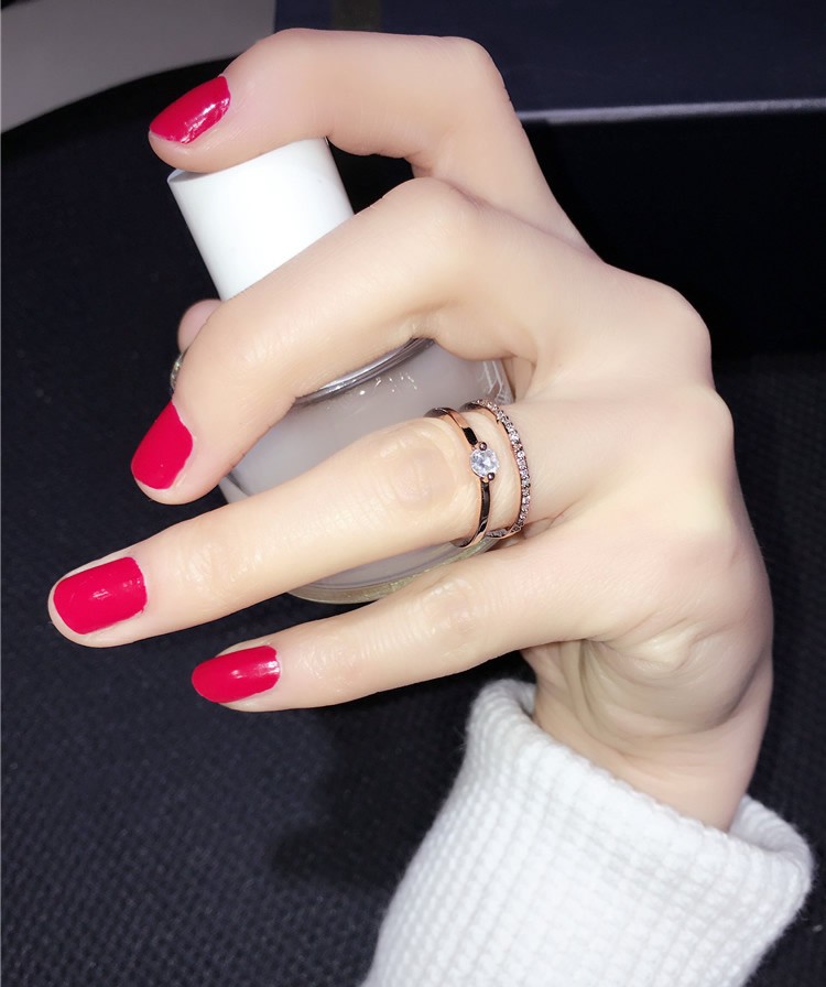 SWAROVSKI スワロフスキー　2連　2way パールリング SWAROVSKI スワロフスキー 2連 2way パールリング 55サイズ
