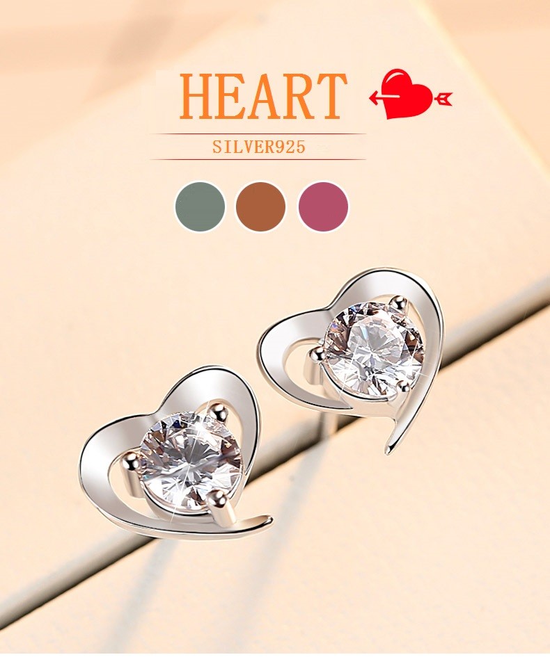 彼女へのプレゼント KS♥可愛い Heart ハート ピアス 彼女へのプレゼント KS♥可愛い Heart ハート ピアス (kate