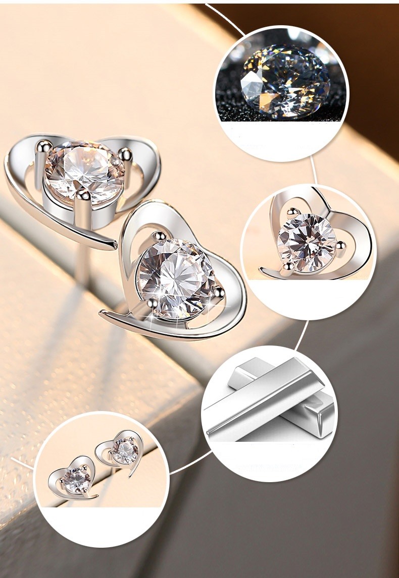 彼女へのプレゼント KS♥可愛い Heart ハート ピアス 彼女へのプレゼント KS♥可愛い Heart ハート ピアス (kate