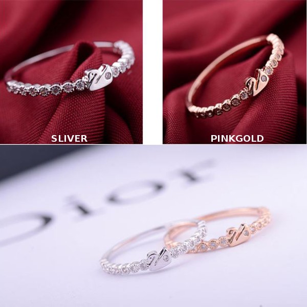 SWAROVSKI リング 指輪 3本セット スワロフスキー エタニティ