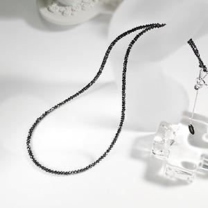 商品画像１ 【K18WG】ブラックダイヤモンドネックレス15ctアップ【AAAクラス】
