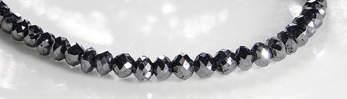 【K18WG】ブラックダイヤモンド ネックレス 50ctアップ【AAAAクラス】