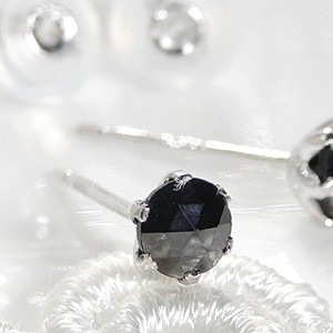  товар изображение 2 [pt900] натуральный чёрный бриллиант Monde серьги 0.30ct[AAA Class ]