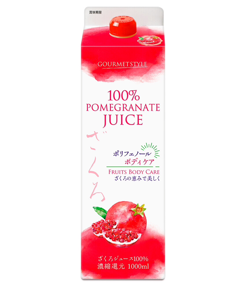 12本セット ざくろジュース ザクロ 1000ml 1L 濃縮還元 果汁100