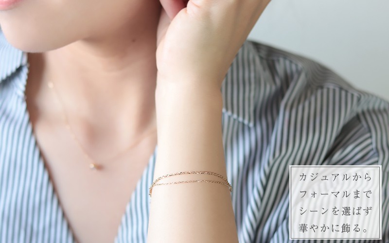 Jeweluce K10 YG イエローゴールド ブレスレット ゴールド 10金