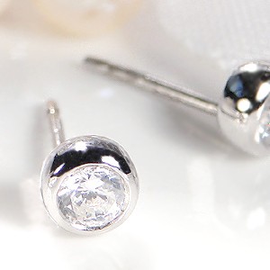 pt1000 ダイヤモンド ピアス 0.3ct パールキャッチ付 プラチナ 