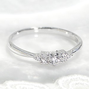 Jeweluce ダイヤモンド リング プラチナ pt950 0.11ct