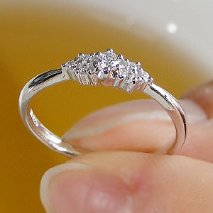 Jeweluce ダイヤモンド リング プラチナ pt950 0.11ct
