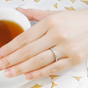 Jeweluce（ジュエルーチェ） ダイヤモンド エタニティ リング バゲット